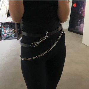 Italian designer chain belt